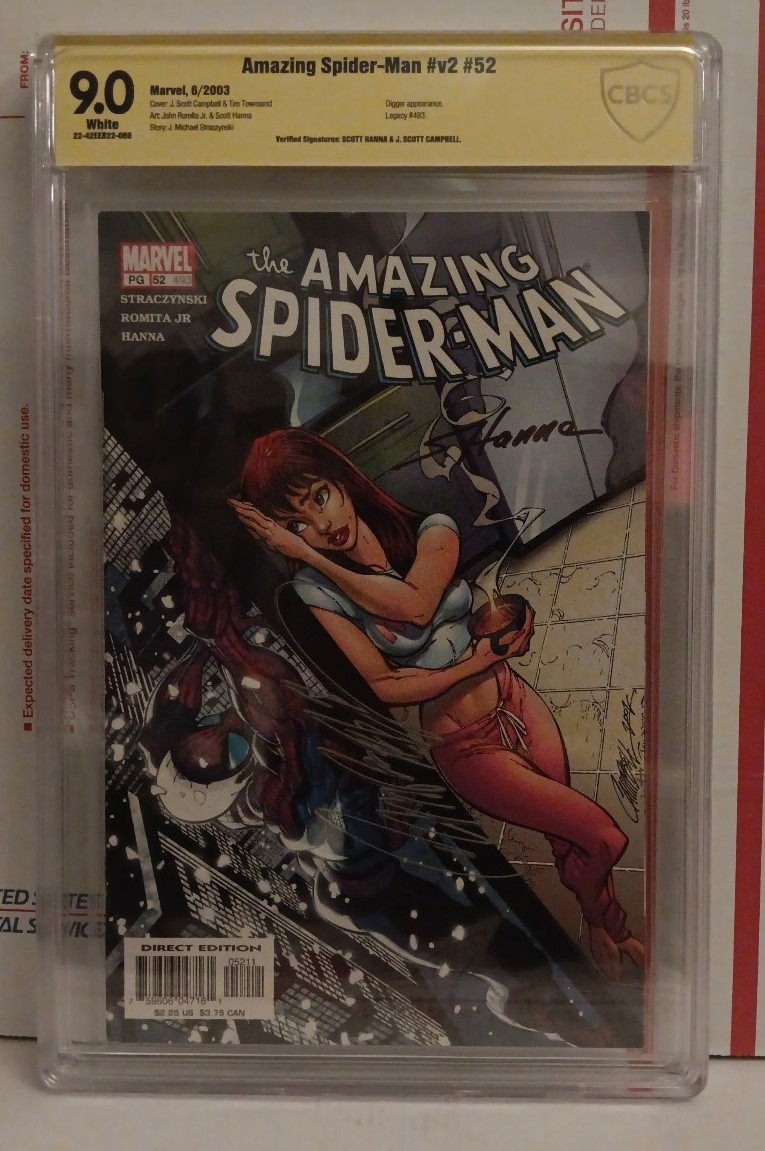 Amazing Spider-Man#v2 #52 CBCS 9.0 ( DOBLE SIGN)