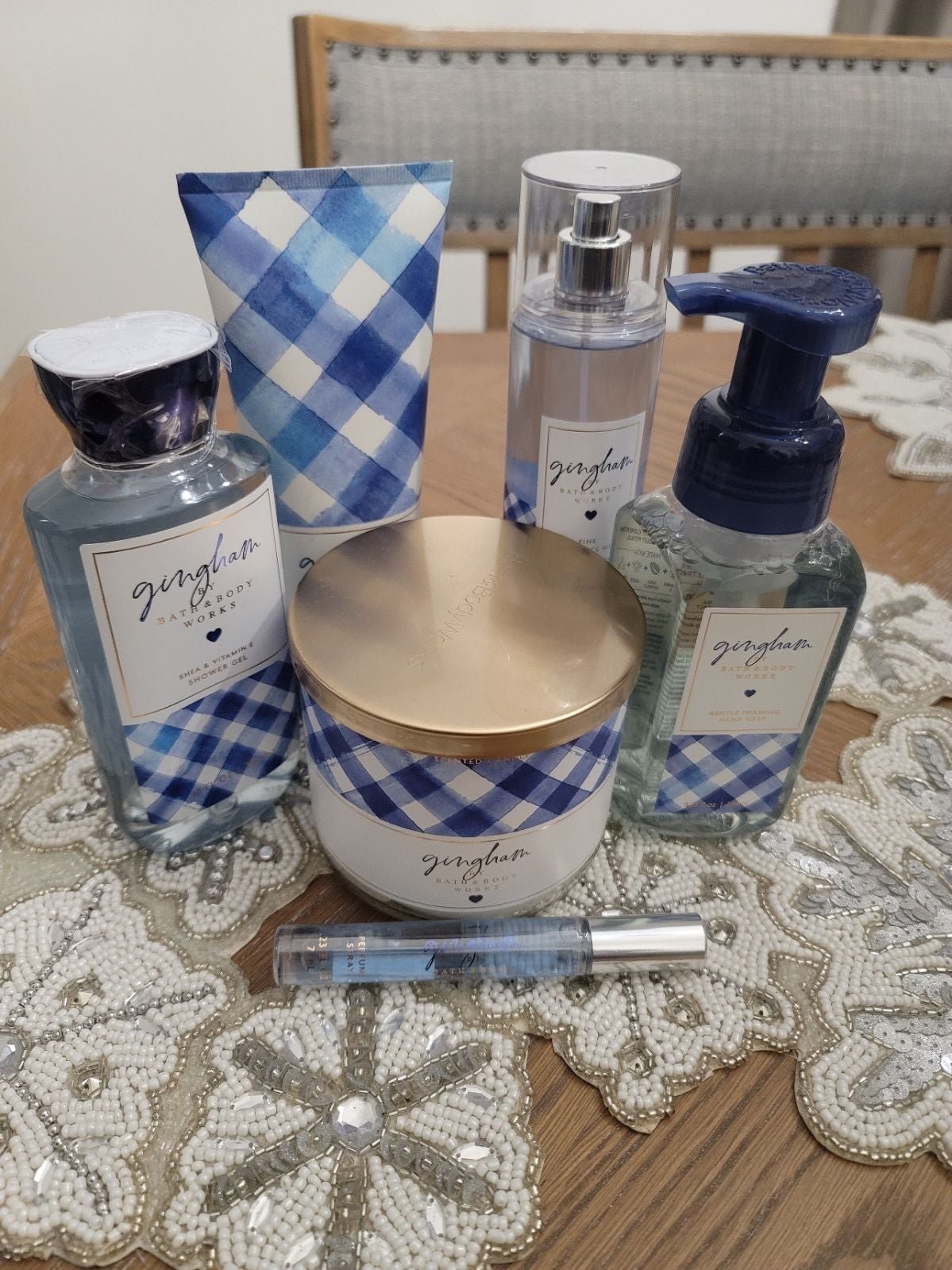 Bath and Body Works Gingham