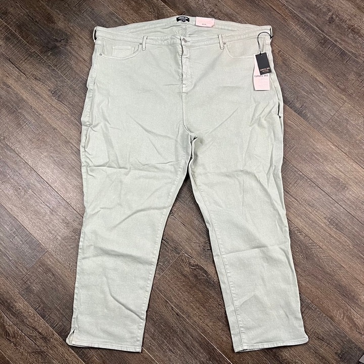 *BNWT* NYDJ Green Slim Straight Jeans Pants Denim ((size 28)) NEW