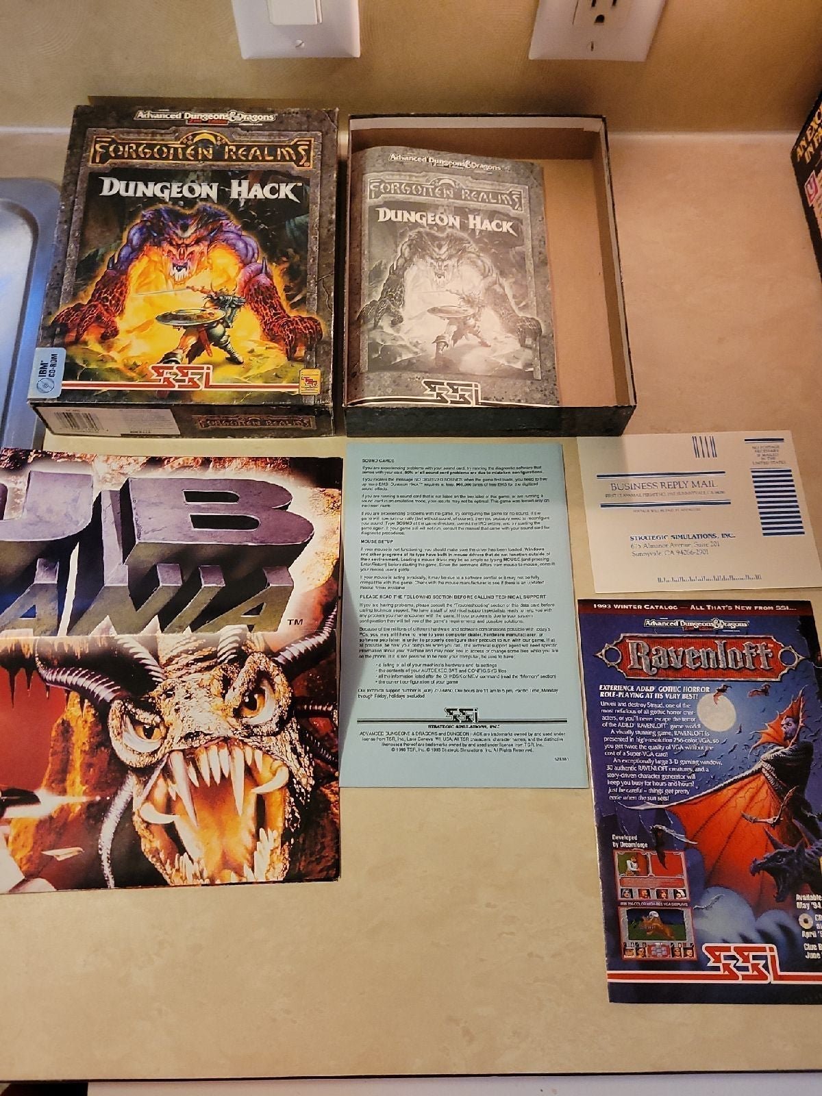 Forgotten realms dungeon hack no game included. Collectors quality.