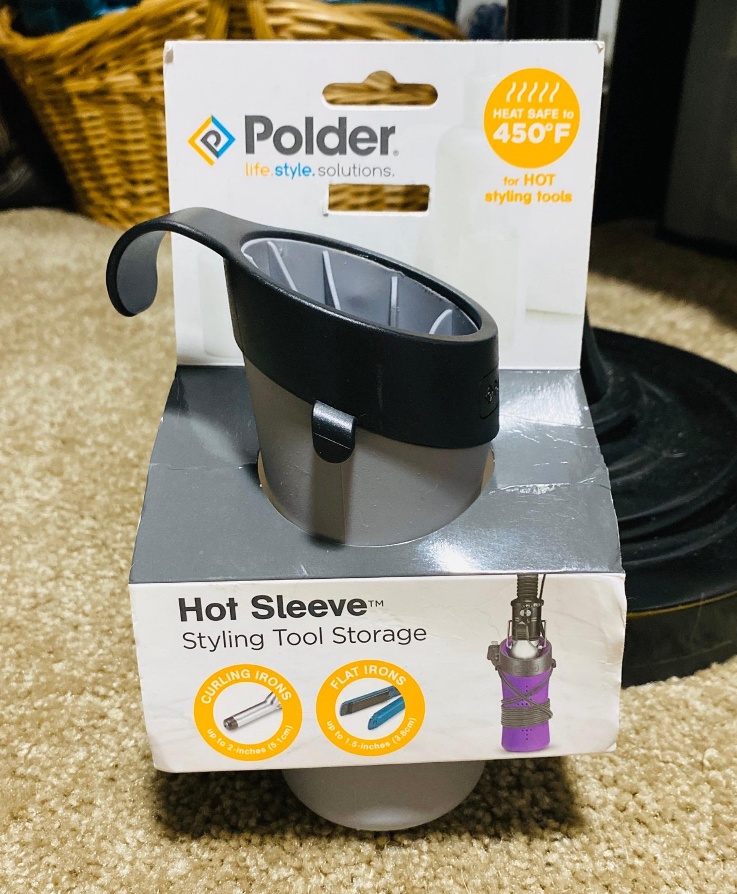 Polder Hot Sleeve - Styling Tool Storage, in Grey