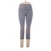 LULULEMON ATHLETICA Red Teal Wunder Under HR Crop 21 *Jacq Leggings - US 10