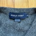 Vintage Polo Ralph Lauren Golf Men’s V-Neck Sweater 100% Alpaca XL Gray