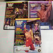 Vintage WWF Wrestling Magazines-Hulk Hogan 1992-