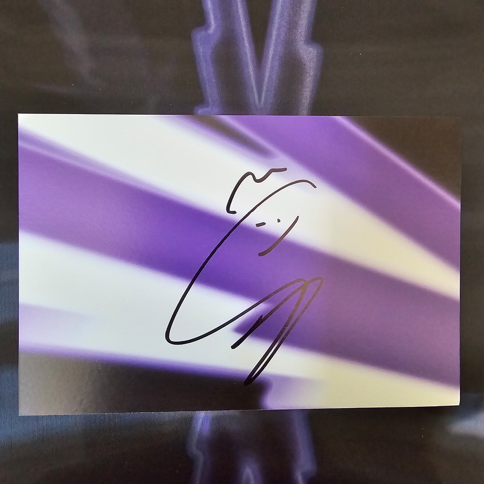 Sakura Signed Le Sserafim Postcard