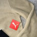 Puma Men's M Full Zip Jacket Hooded Polar Fleece w/ Woven Oak Branch Tan