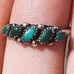 VTG Sterling Turquoise ring size 6