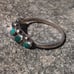 VTG Sterling Turquoise ring size 6