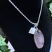 Rose quartz pendant