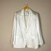 A.L.C. | Bishop II White Satin Oversized Blazer Jacket Size: 6