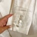 A.L.C. | Bishop II White Satin Oversized Blazer Jacket Size: 6