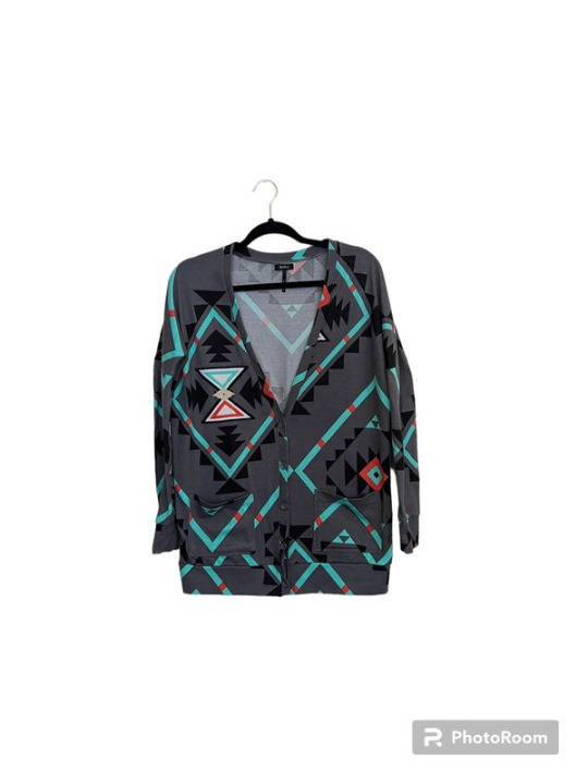 Aztec Cardigan Sweater