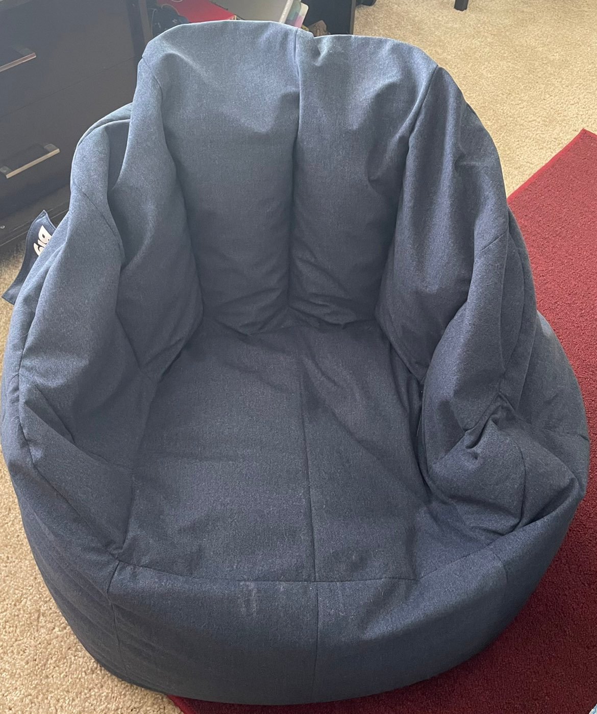 Big Joe bean bag chair
