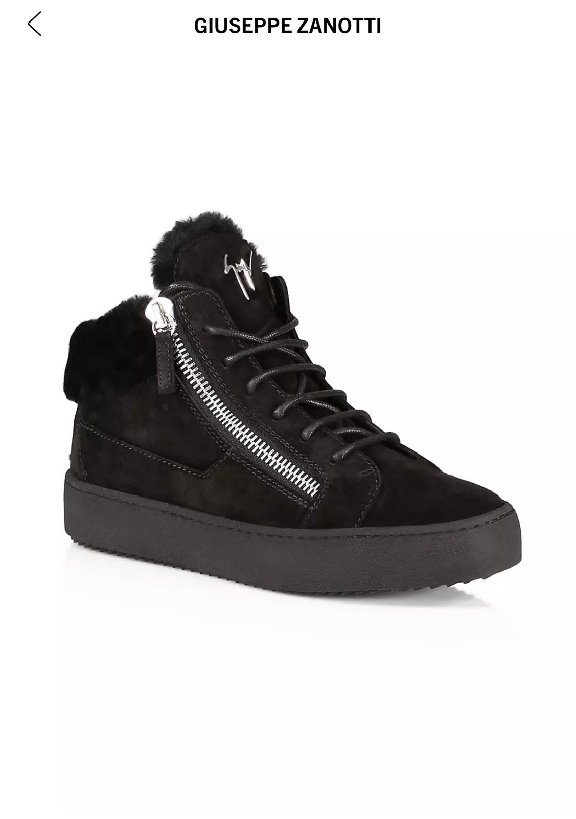 Fur Suede Sneakers