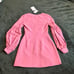 NWT XS Alexis Ellena ash pink dress long sleeve all season dress - stunning dres