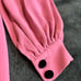 NWT XS Alexis Ellena ash pink dress long sleeve all season dress - stunning dres