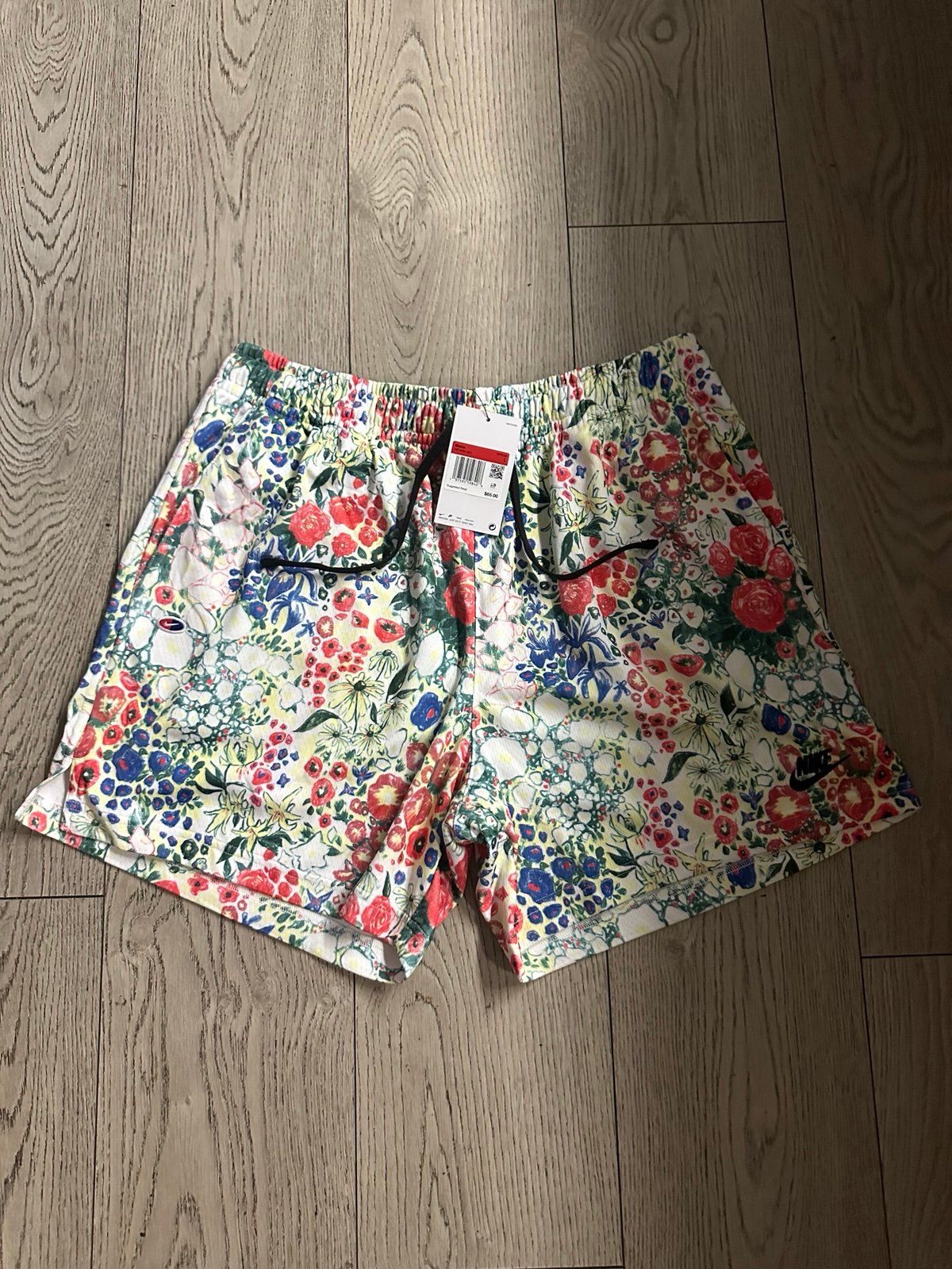 Nike Club Mesh Flow Floral Shorts Size Large