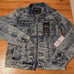 BRAND NEW Reason premium acid wash denim jacket sz S