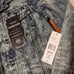 BRAND NEW Reason premium acid wash denim jacket sz S