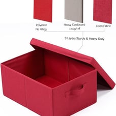 equipped with removable lids Storage Bins-ghb5