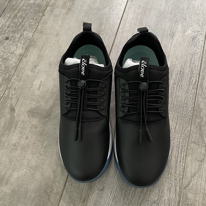 Clove Womens Night Shift Classic Nursing Sneakers Shoes Lace Up Black Size 10. 5