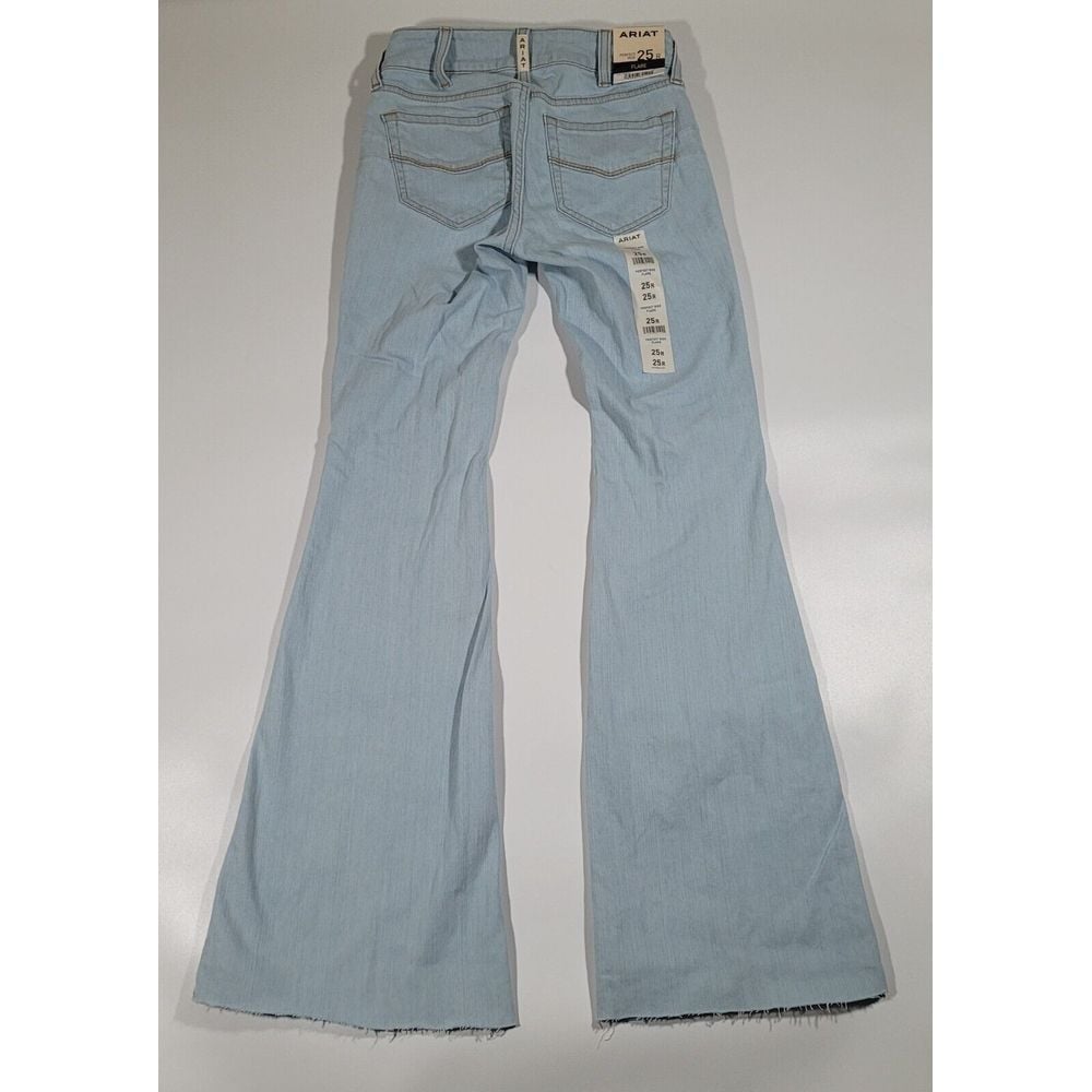 Ariat Real Denim Women's 25 R Mid Rise Flare Stretch Western Jeans NWT