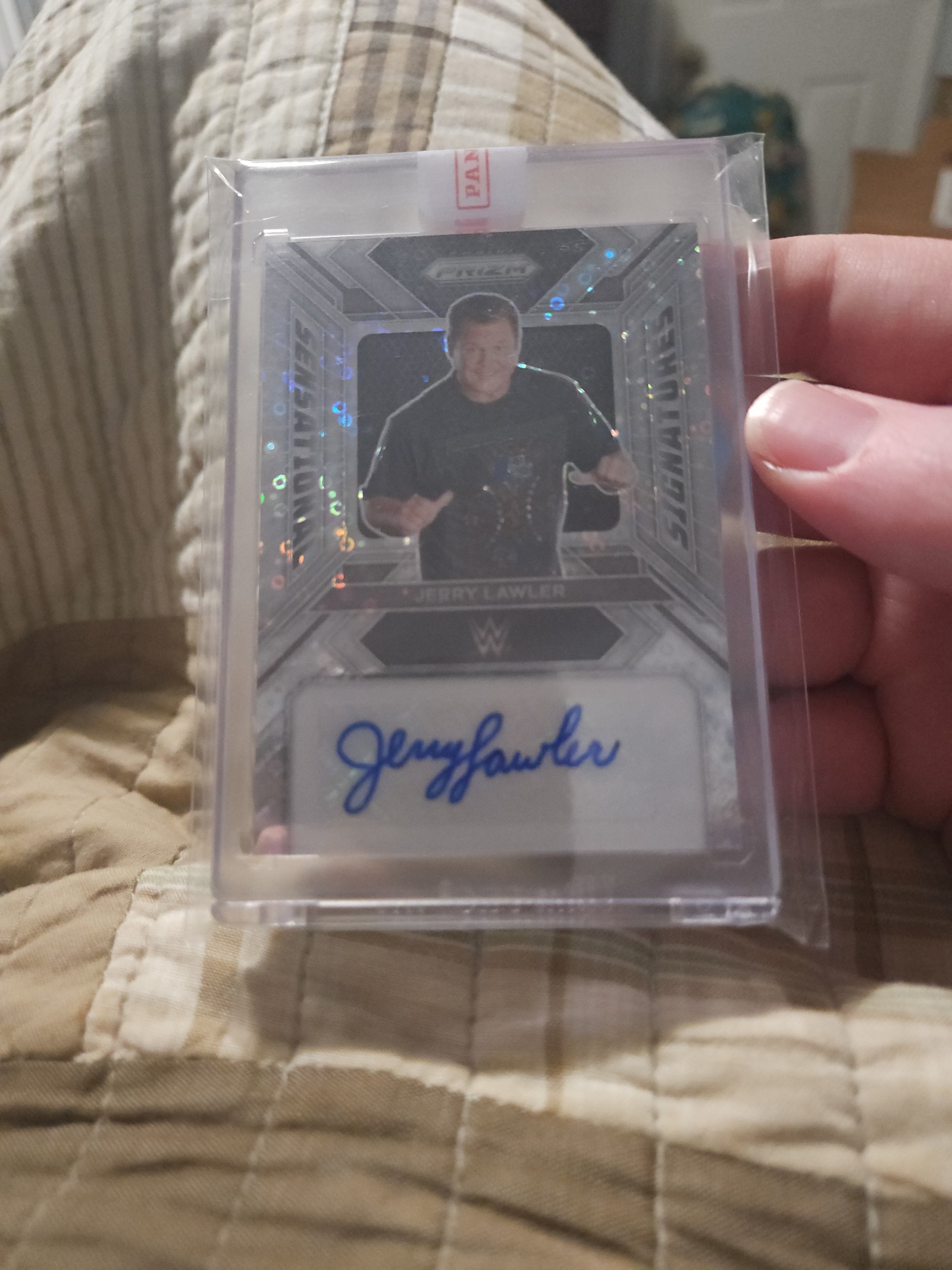 Autograph Sensational Signatures wwe Jerry the king lawler trading card