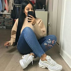 Sexy black straight human hair lace wig