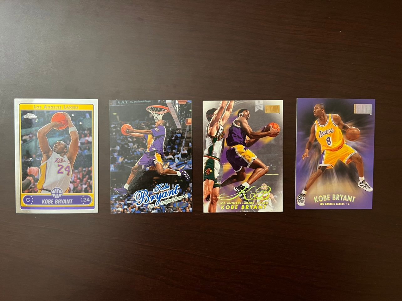 Amazing Kobe Bryant Lot of 4