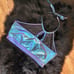 Holographic Strappy Halter Crop Top Women's Size XL