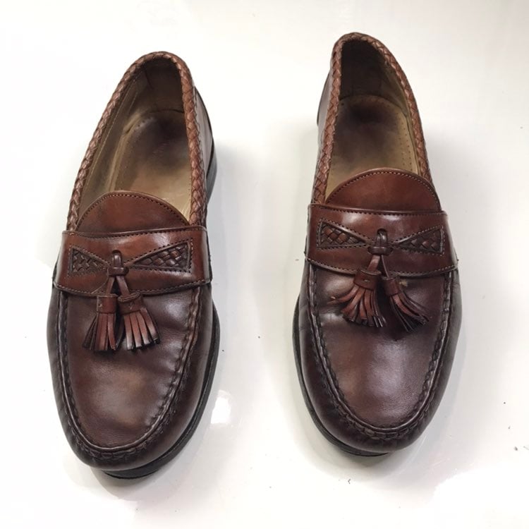 Allen Edmonds Maxfield Men's Tassel Loafer Chili 47716 Dress Slip On 9.5EE A051