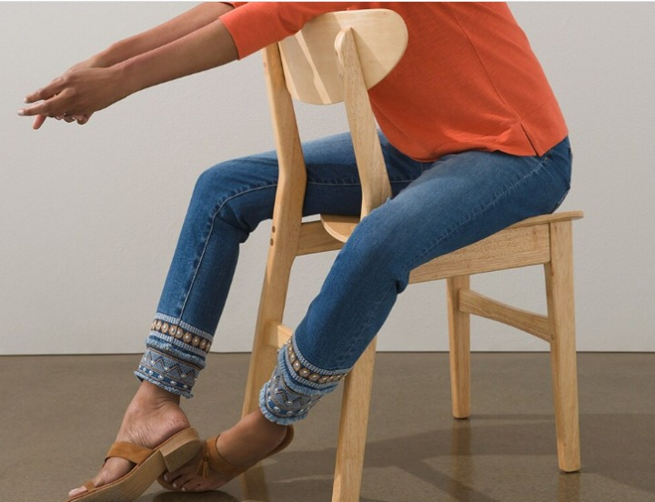 Chico's Pull-On Embellished Ankle Jeggings
