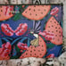 Furla Watermelon Bird Envelope Leather Wristlet Wallet