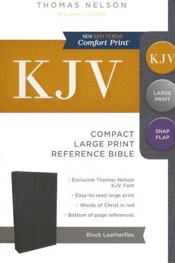KJV Compact Reference Bible w/ Snapflap