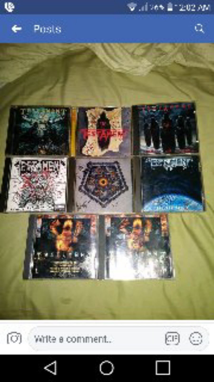testament all cds singed
