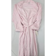 Shadowline Cuddle Fleece Women's Robe Button Up Pockets PINK Size 3X New NOS