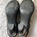 Eject leather& suede blue lace shoes with patent reptile prints trim EUR SZ40.3