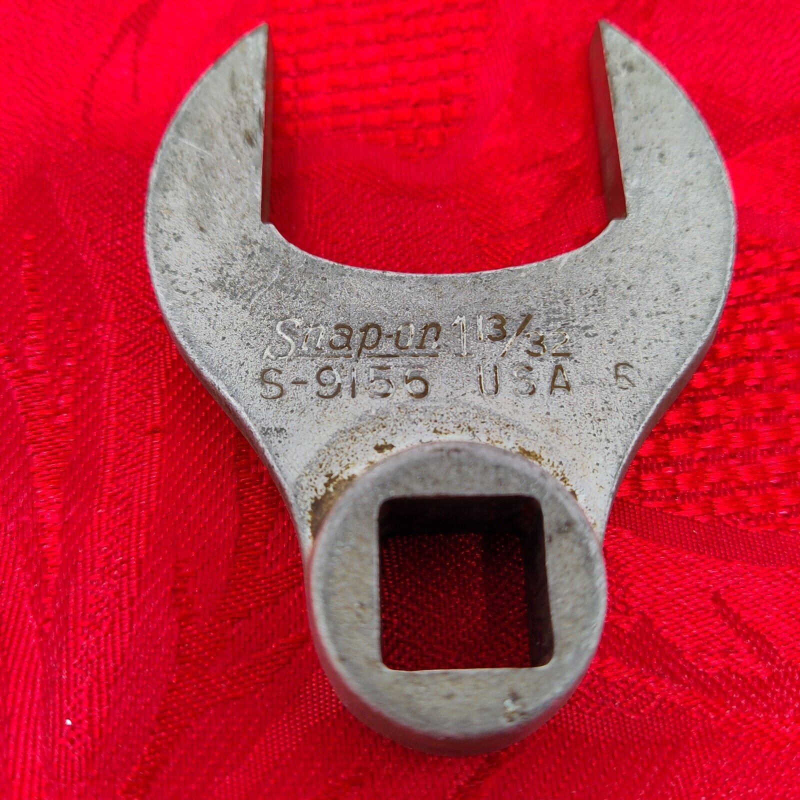 1959 Snap-On S-9156 1-13/32 Open End Crowfoot Wrench Vtg