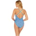 BLEU ROD BEATTIE One Piece St. Tropez Swimsuit Halter Criss Cross Back Blue 10