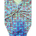 BLEU ROD BEATTIE One Piece St. Tropez Swimsuit Halter Criss Cross Back Blue 10