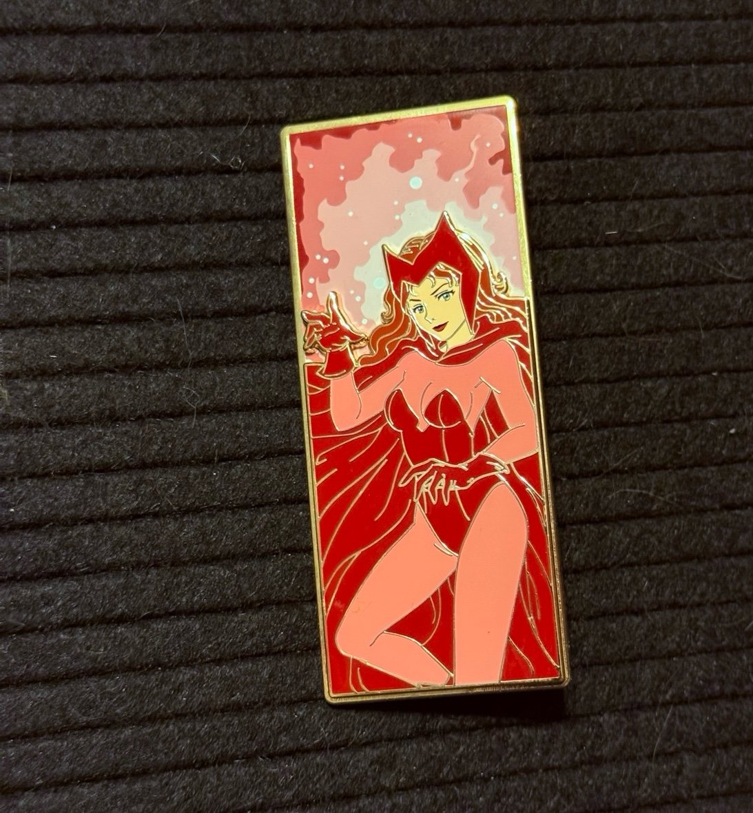 Wanda maximoff scarlet witch marvel fantasy pin