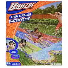 Banzai triple racer water slide