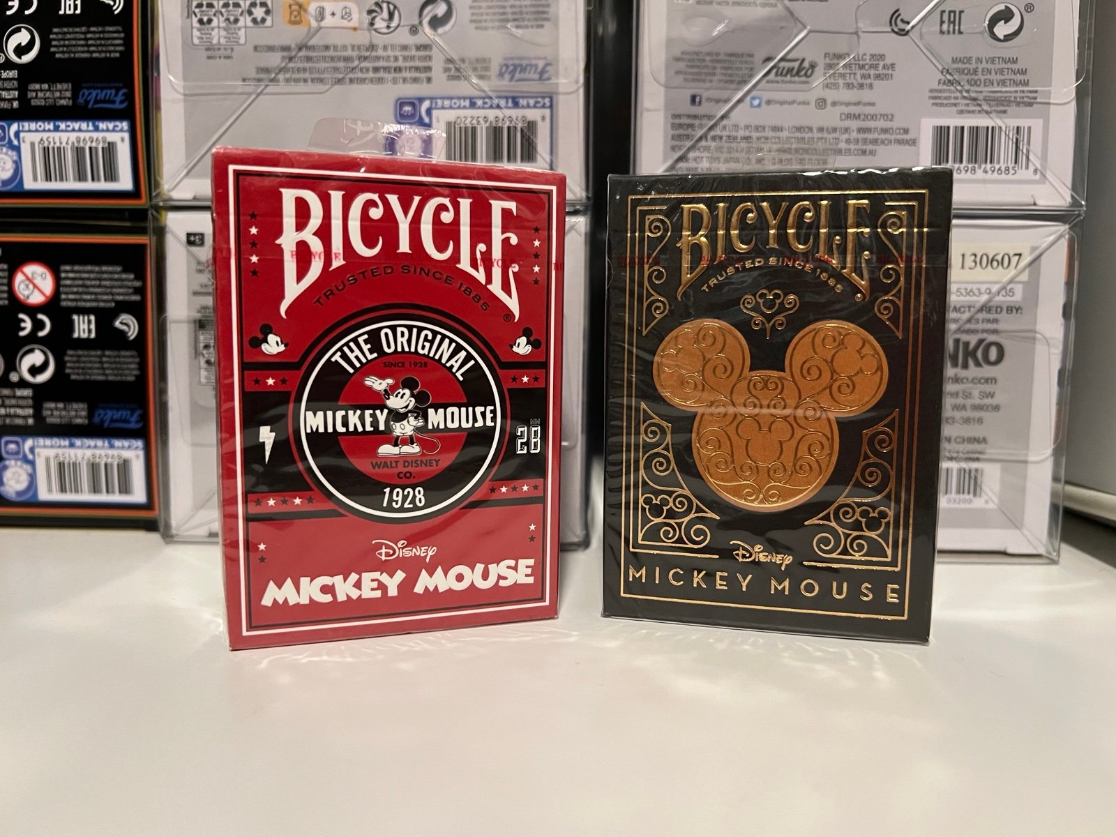 Disney - Mickey Mouse Bicycle Cards - Lot of 2 - ***NEW and SEALED***