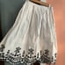 Anthro Moulinette Soeurs White Poplin Skirt