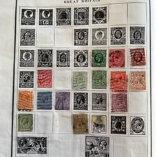 British stamps lot George Elizabeth Victoria