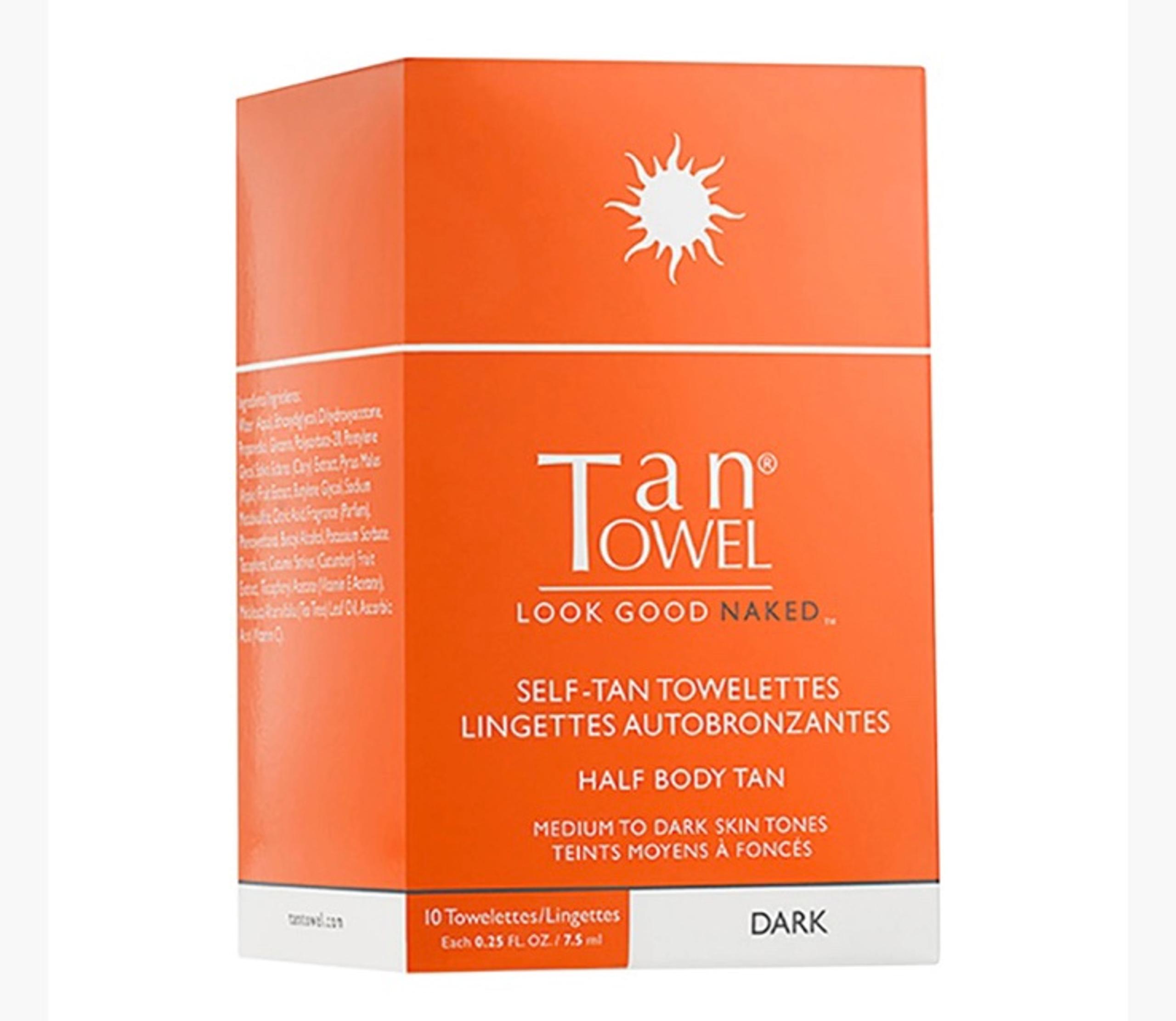 TanTowel Half Body Tan Dark, 0.25 fl. oz.