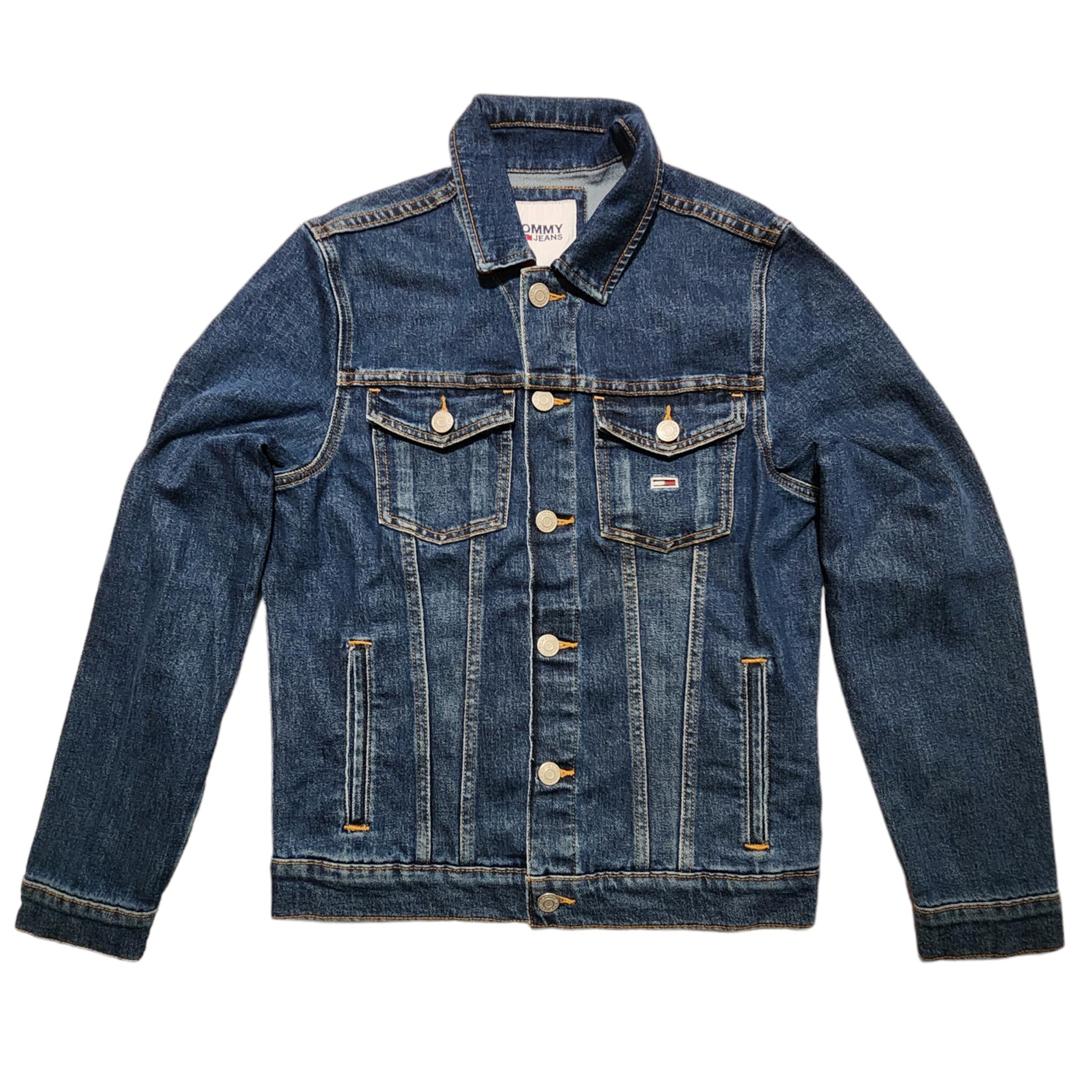 Tommy Hilfiger Men's Denim Trucker Jacket Moisture Control Size Small