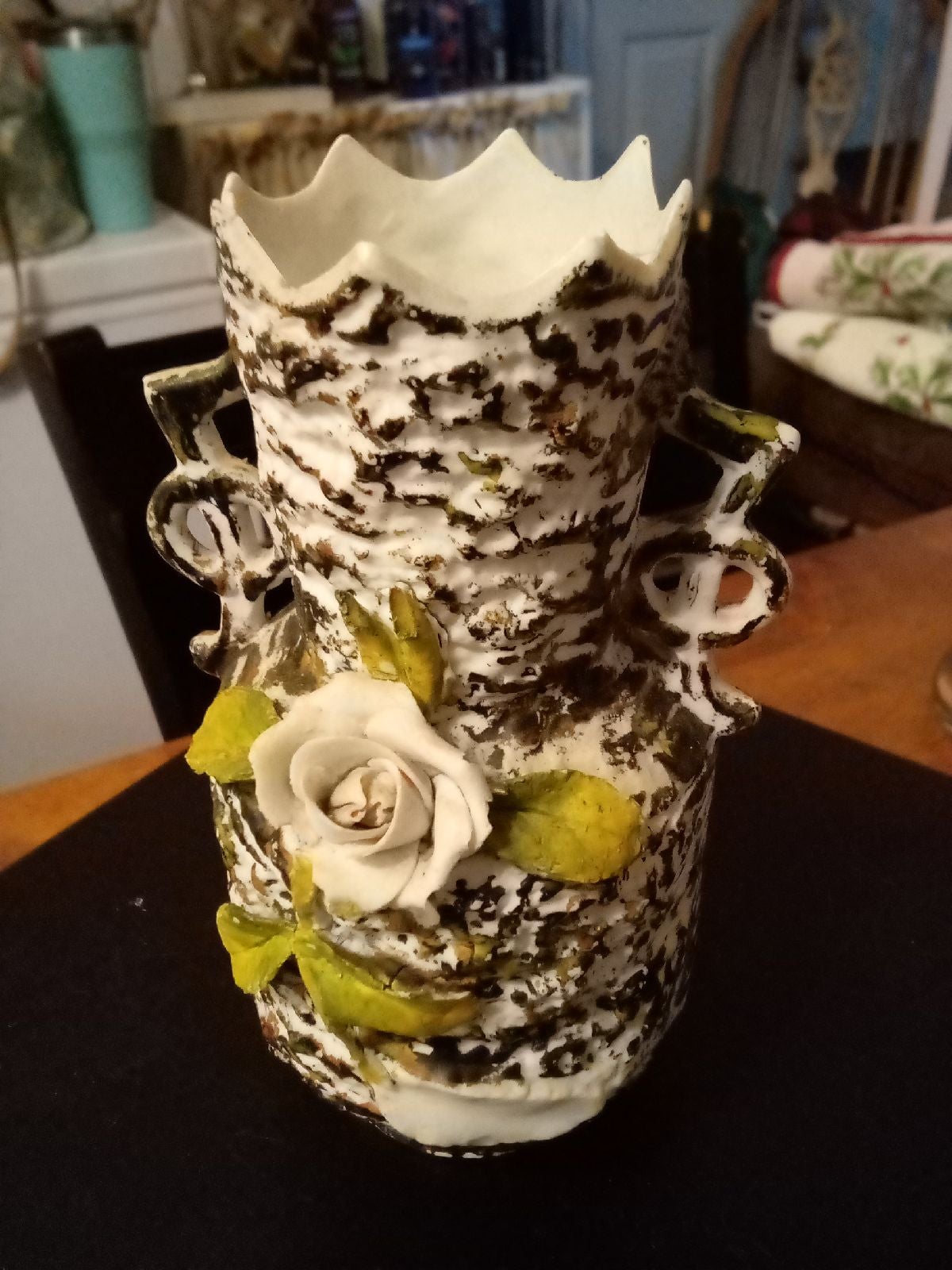 Vintage textured vase