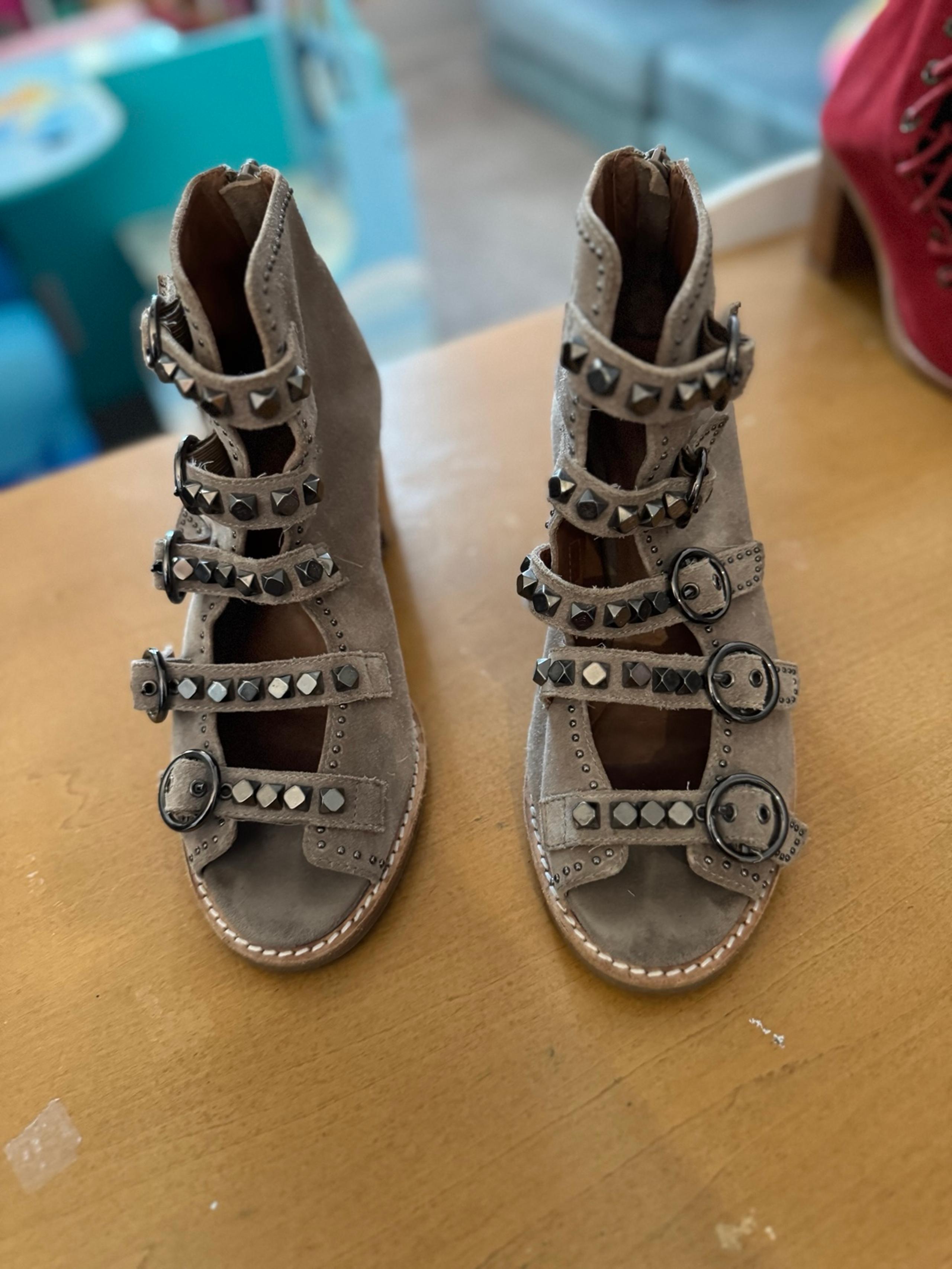 Jeffrey Campbell heeled gladiator sandals