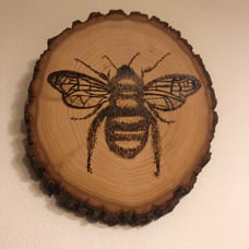 Wood Burning - Bee